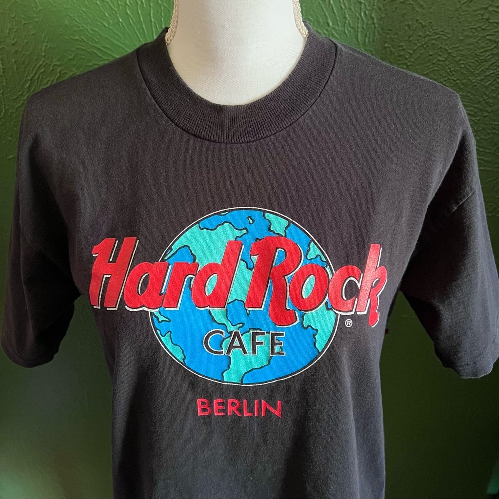 Hard Rock Café Berlin Black Shirt Vintage